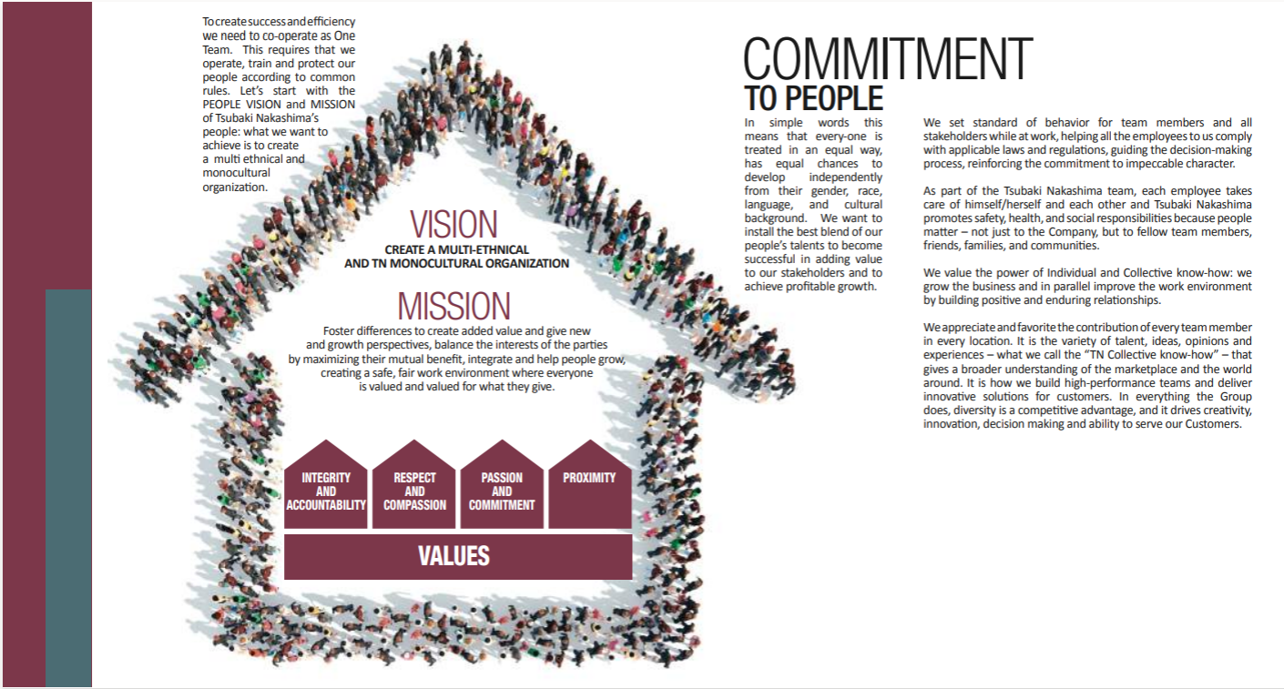 Commitment to people Commitment to people